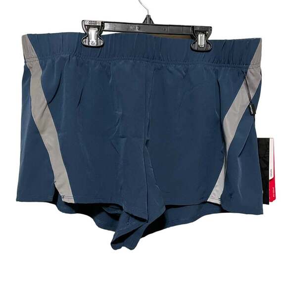 NWT Women’s Spyder Blue Athletic Shorts - Picture 1 of 5